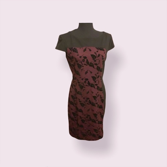 Carmen Marc Valvo Sheath Cocktail Dress - Picture 1 of 9